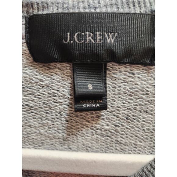 J.Crew womans gray pullover with side zippers size small - Picture 4 of 4